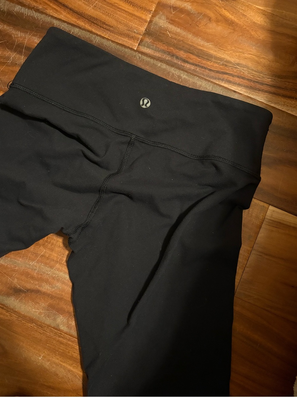 Lululemon Wunder Under High Rise Full Length Black Leggings Size 4 Yoga (944) - Picture 2 of 5
